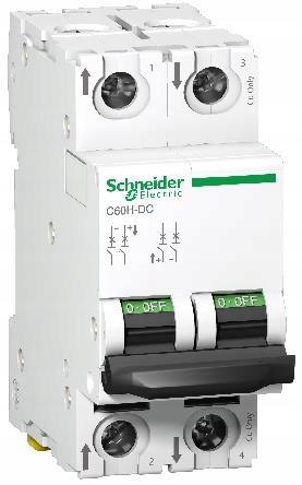 SCHNEIDER ELECTRIC Wyłącznik nadprądowy C60H-DC-C3-2 C 3A 2-biegunowy