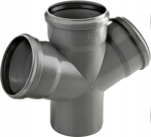 Czwórnik HT jednopłaszczyznowy 110x110x110x110/67 popiel sanitarny