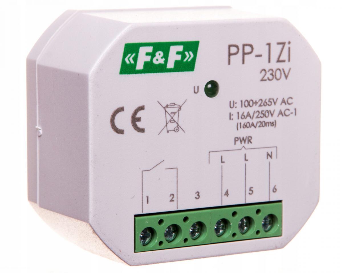 Przekaźnik elektromagnetyczny, 1Z 16A, montaż podtynkowy,U=100-265V AC,styk