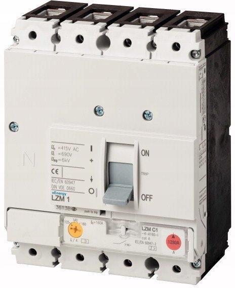 EATON Wyłącznik mocy LZM1 4-biegunowy Ir=80-100A LZMC1-4-A100-I