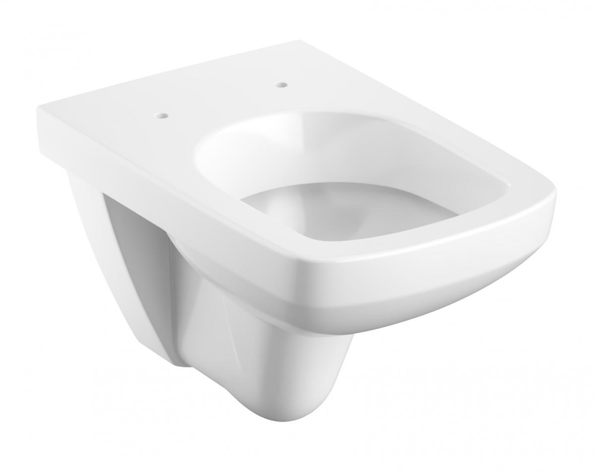 GEBERIT Miska wisząca WC Selnova Square lejowa, B35 cm, H34 cm, T53cm