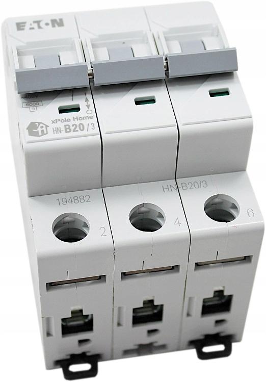EATON Wyłącznik nadprądowy 6kA HN-B6/3
