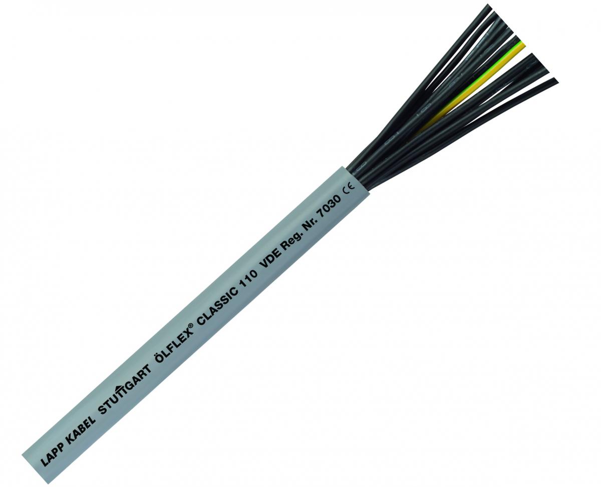 Przewód sterowniczy OLFLEX CLASSIC 110 5G10 żyły czarne numerowane 500V bęb