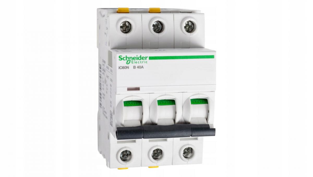 SCHNEIDER ELECTRIC Wyłącznik nadprądowy iC60N-B40-3 B 40A 3-biegunowy