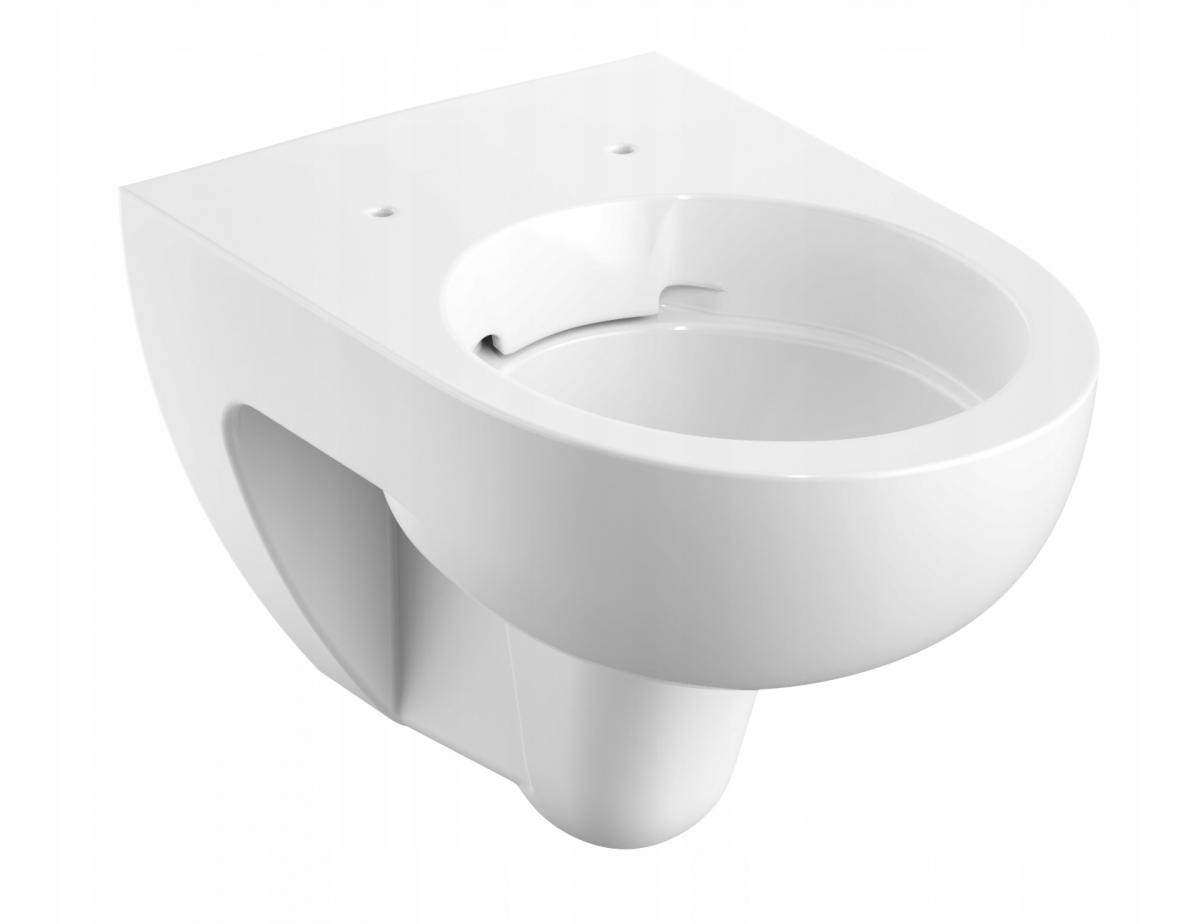 Miska wisząca WC Selnova Compact, lejowa, B35.5 cm, H34 cm, T48 cm, krótka,