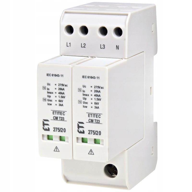 ETI Modułowy ogranicznik przepięć ETITEC CM T23 275/20 4+0