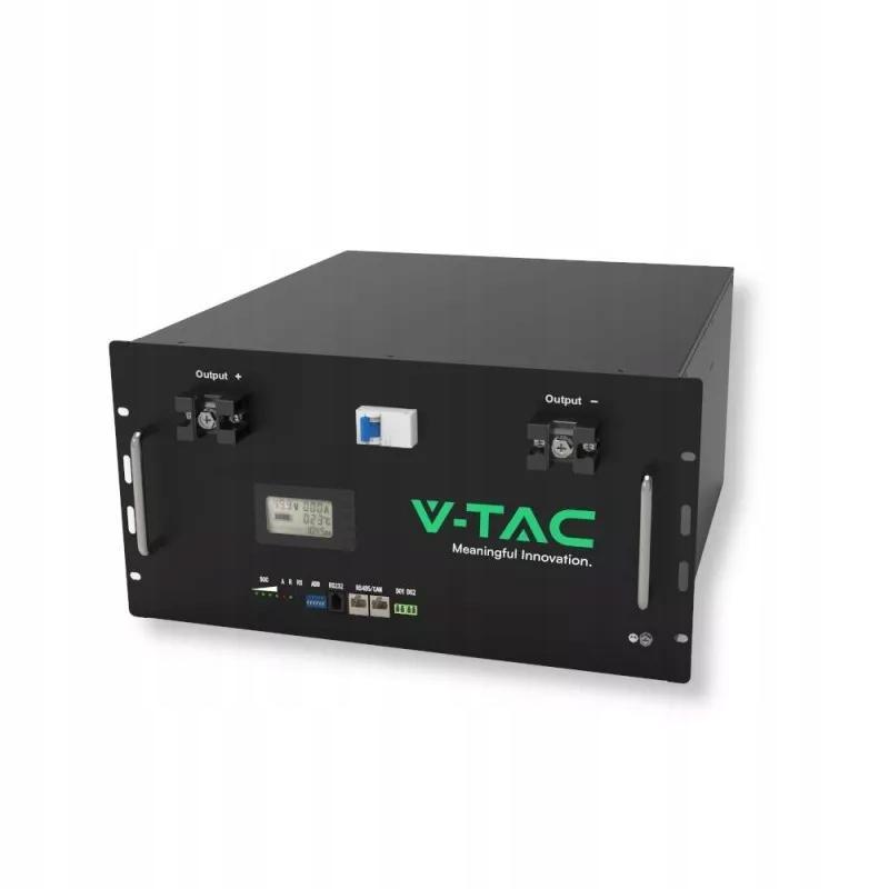 Magazyn Bank Energii V-TAC Powerbank Jednofazowy 9.6kWh RACK 48V 200Ah LiFe