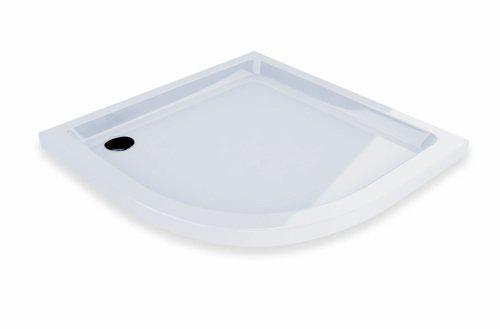 Brodzik akrylowy Ravak Ronda - półokrągły 80 cm typu KOMPAKT-tłoczony w cał