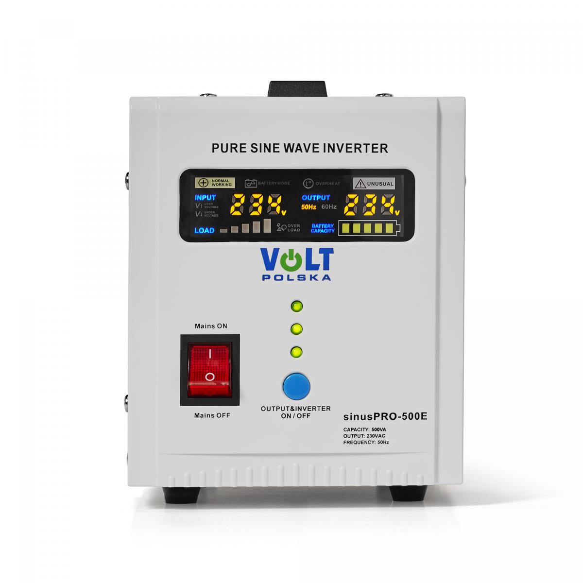 VOLT Zasilacz awaryjny SINUS PRO 800 E 12/230V (500/800W)