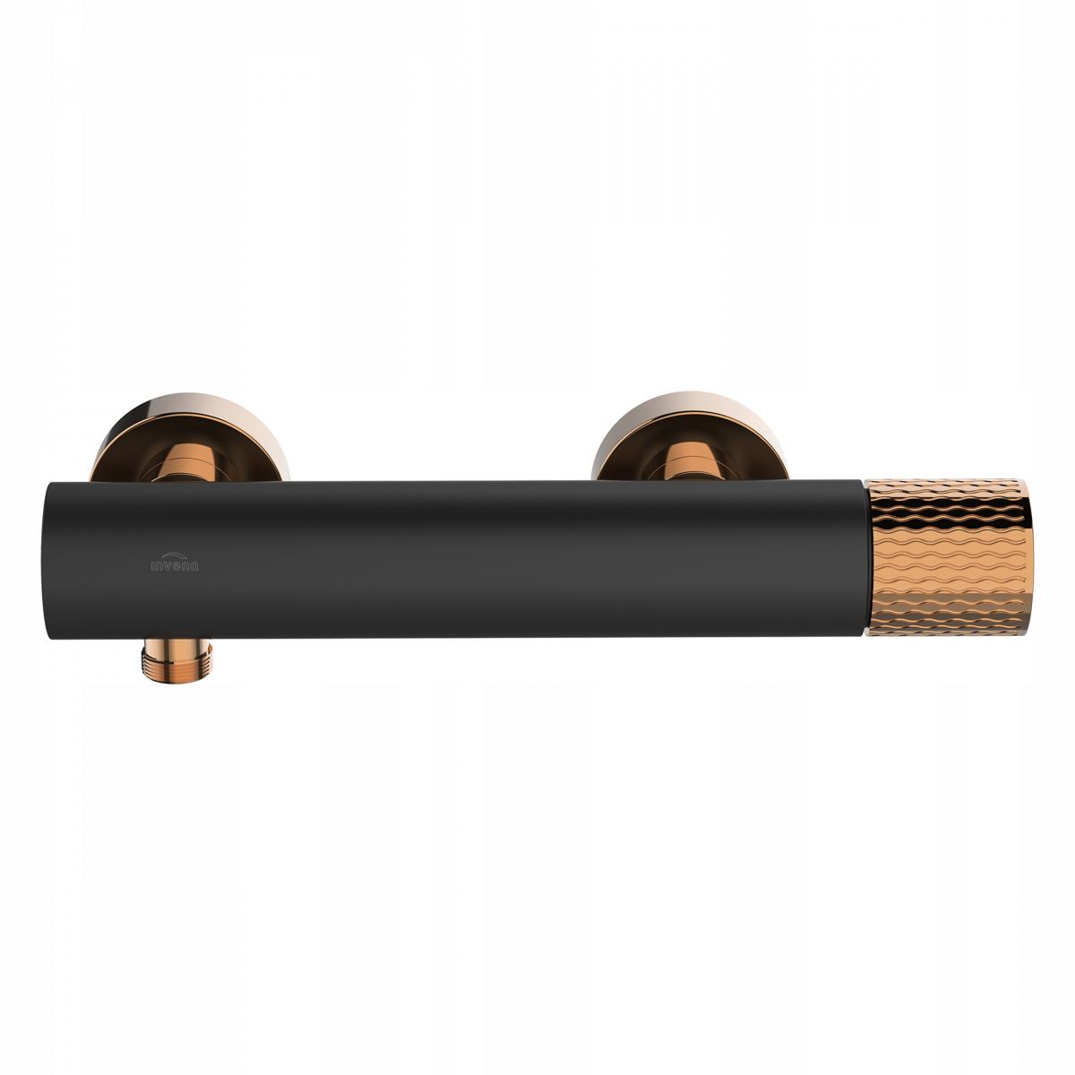 INVENA BATERIA NATRYSKOWA MOONLIGHT INVENA TREND CZARNA / ROSE GOLD