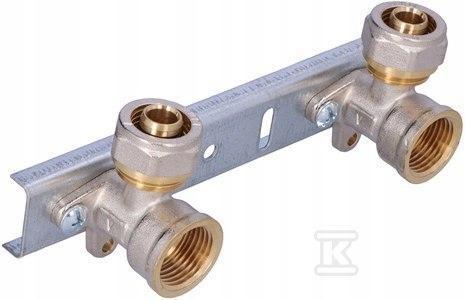 ONNLINE Płytka montażowa 100mm z kolankami skręc. GW 16mm x 1/2 Onnline