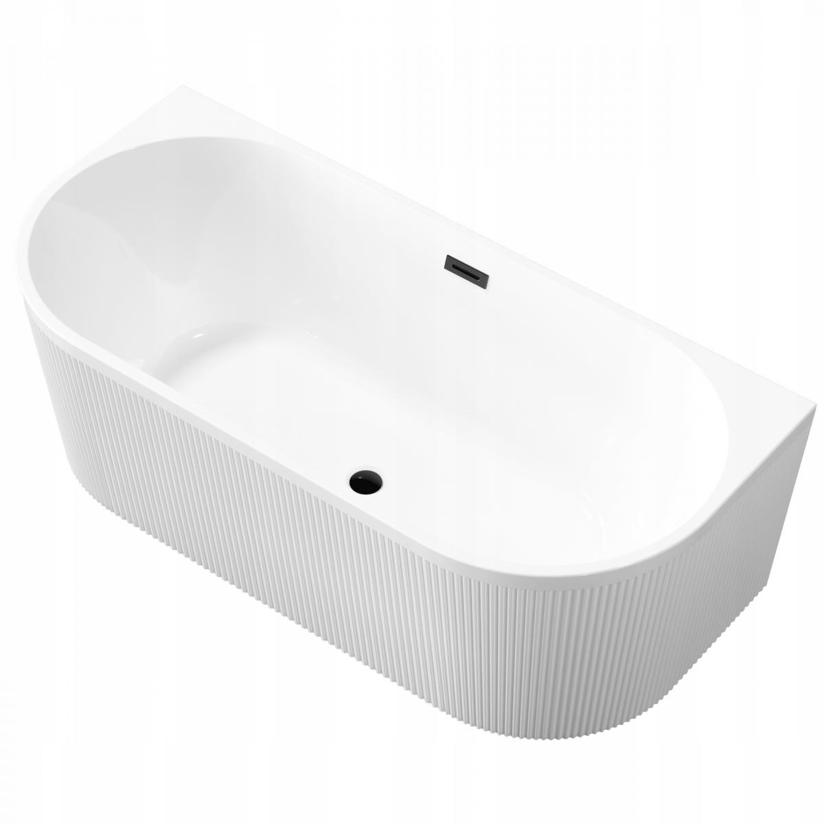INVENA WANNA WOLNOST.PRZYŚC.RYFLOWANA 170 GLAMOUR INVENA TREND SYF.CZARNY