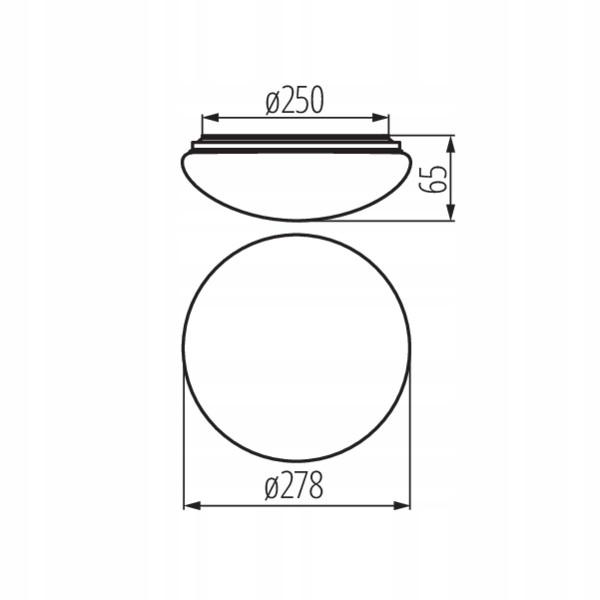KANLUX Plafoniera LED CORSO LED V2 12-NW