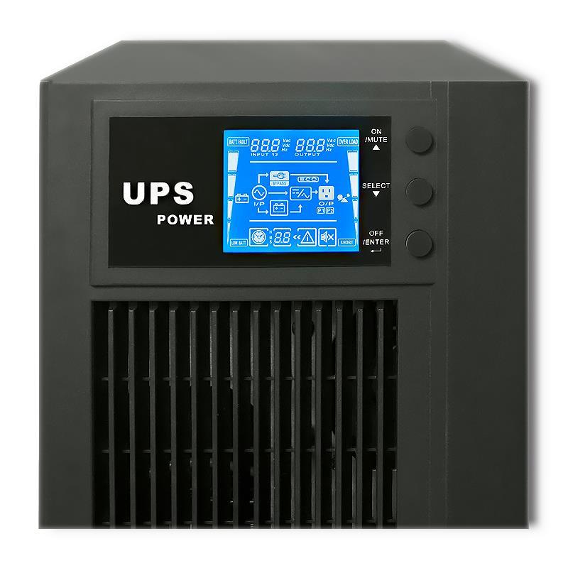 QOLTEC Zasilacz awaryjny UPS On-line Pure Sine Wave 3kVA 2.4kW LCD USB