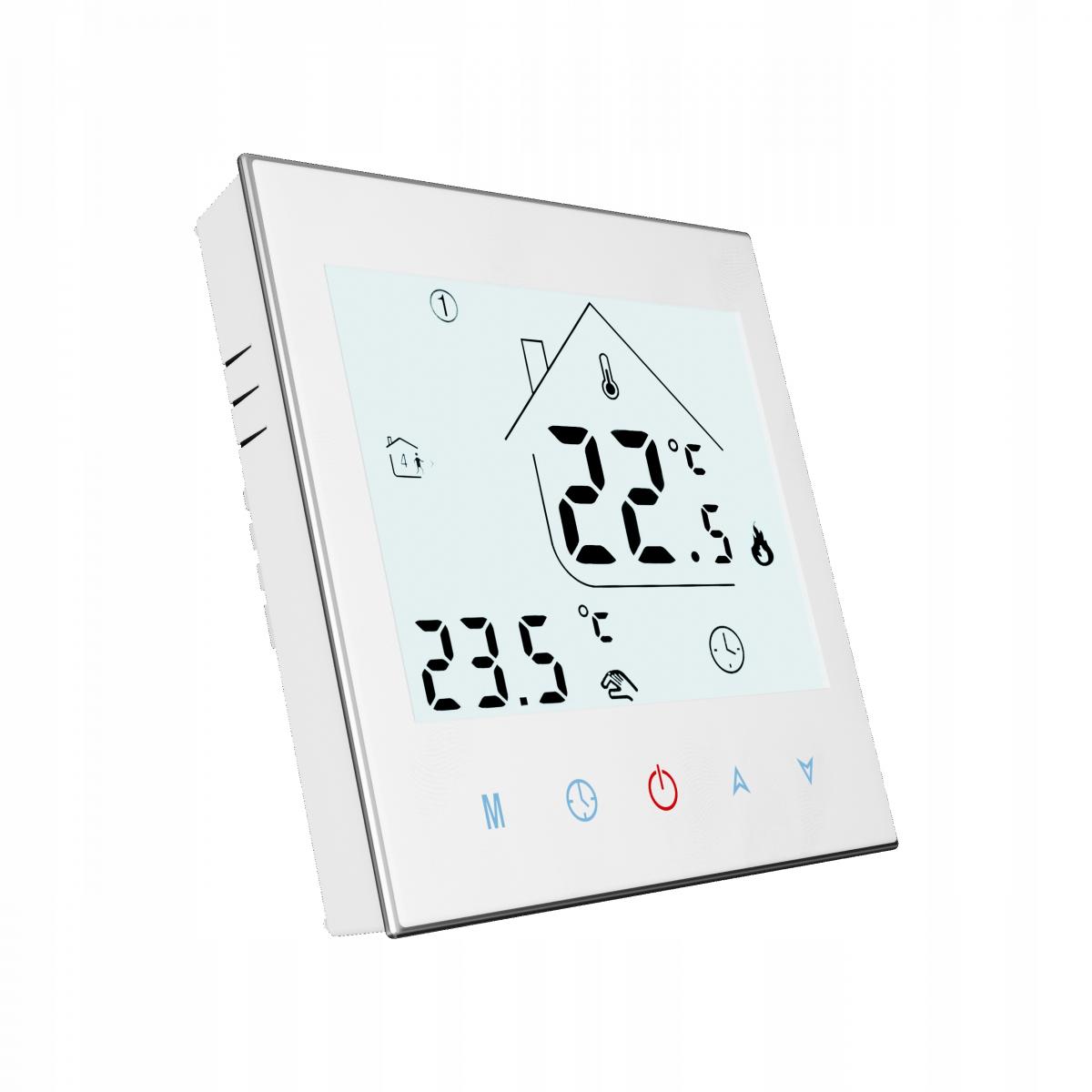 Termostat programowalny HD-T1000.W z komunikacją Zigbee 3.0 - biały