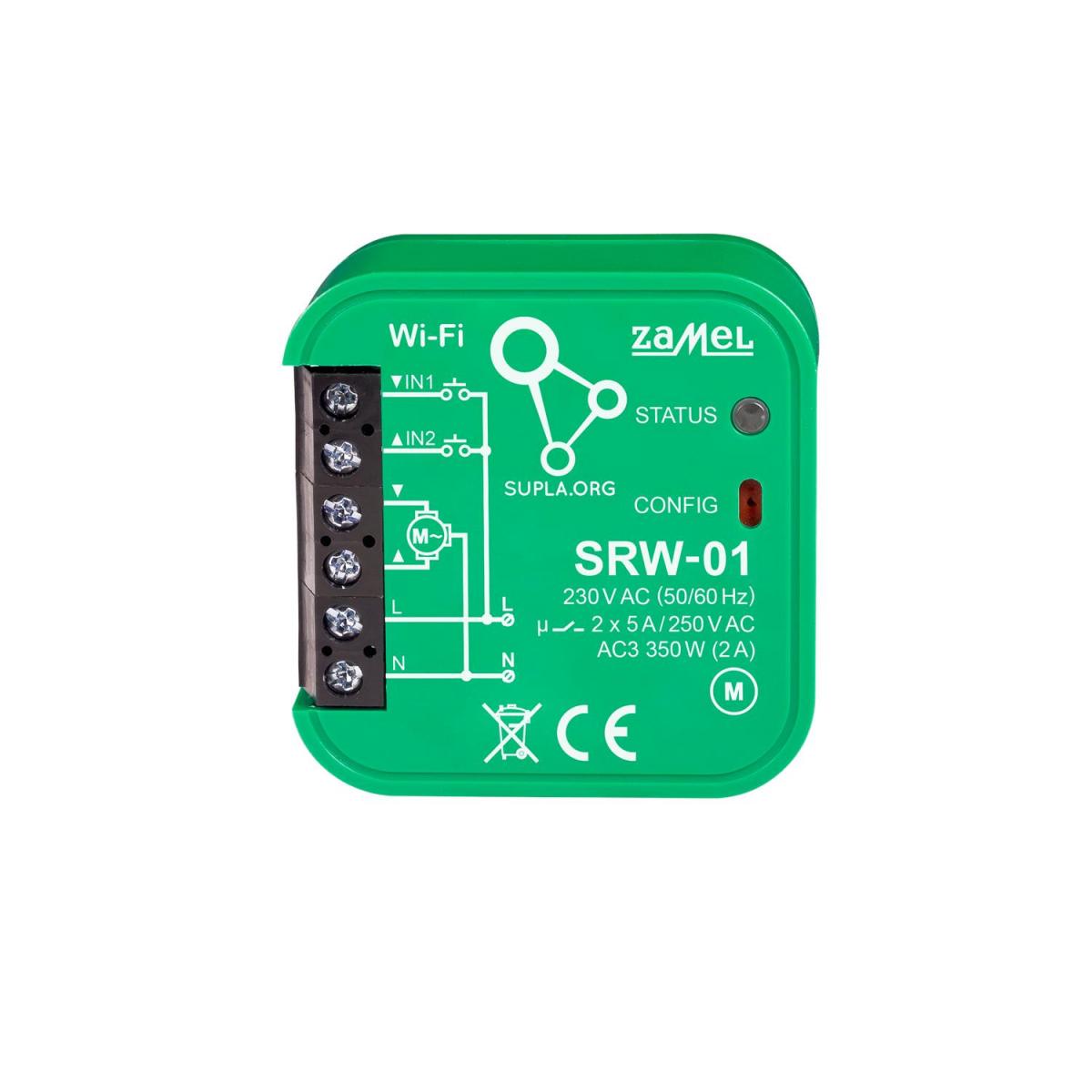 ZAMEL Sterownik rolet WI-FI typ: SRW-01, SUPLA