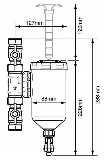 Filtr magnetyczny Vortex 500 1