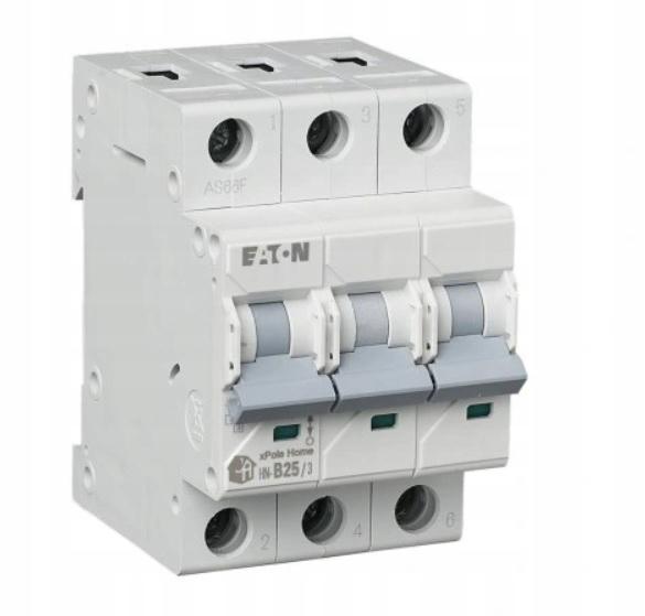EATON Wyłącznik nadprądowy 6kA HN-B25/3