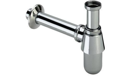 Półsyfon butelkowy 5/4x5/4 mosiądz / chromowany