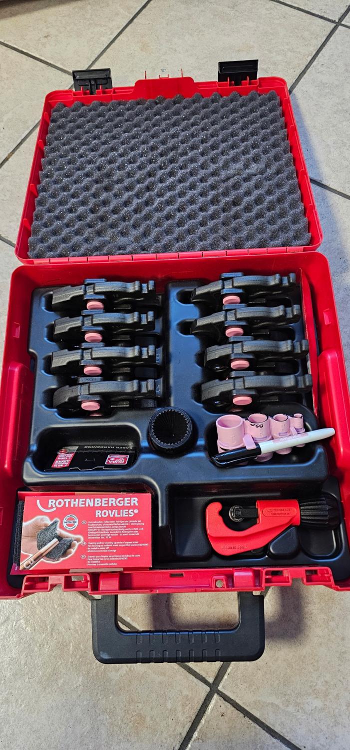 ROTHENBERGER Zestaw szczęk zaciskowych Compact MaxiPro 1/4-1.1/8