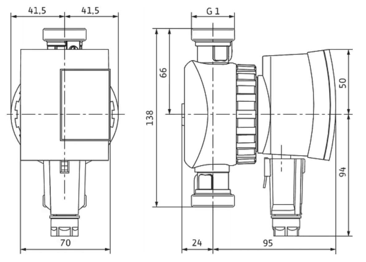WILO Pompa cyrkulacyjna WILO Star-Z NOVA1.0