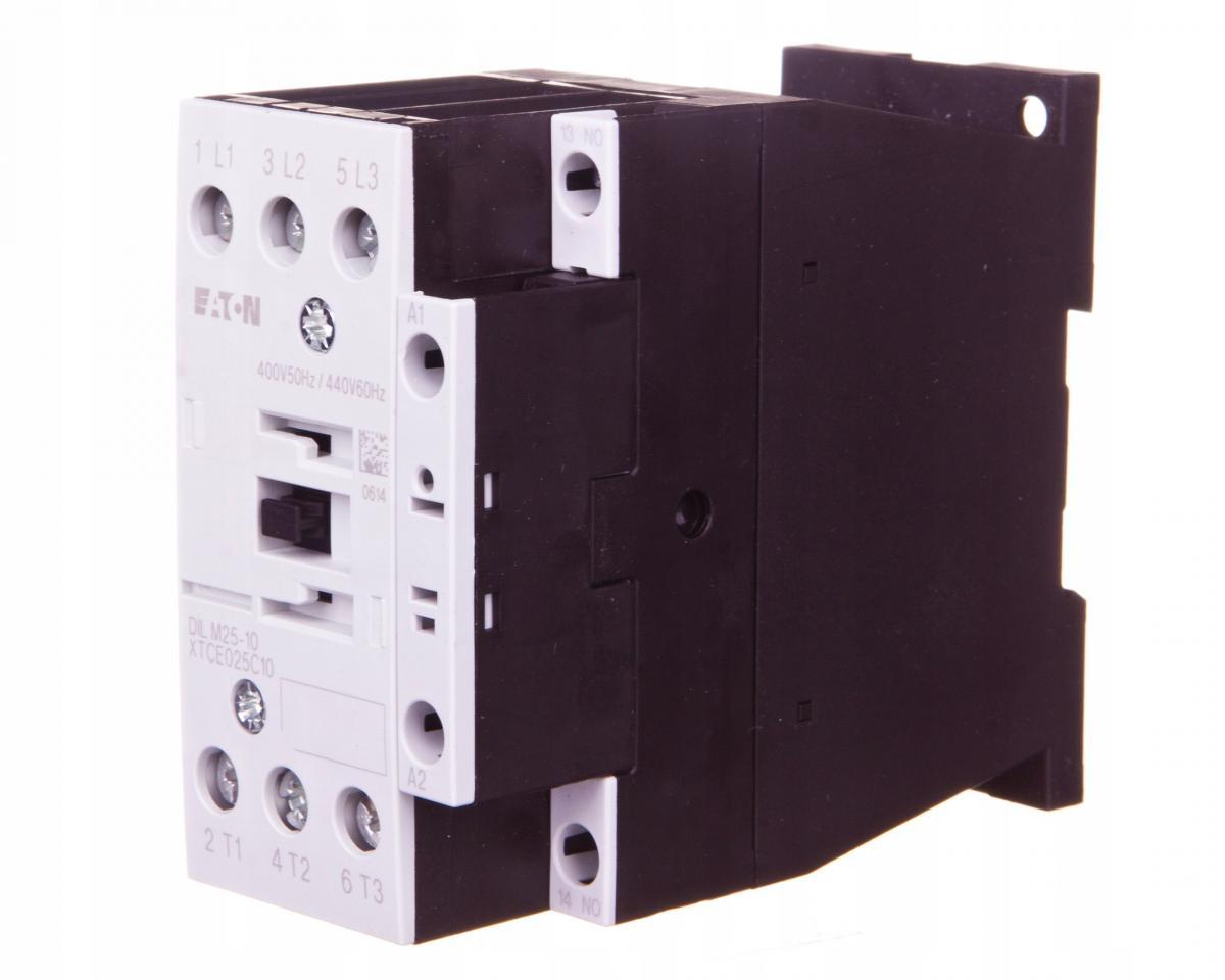 EATON Stycznik mocy I=25A [AC-3] 1Z 0R DILM25-10(400V50HZ,440V60HZ)