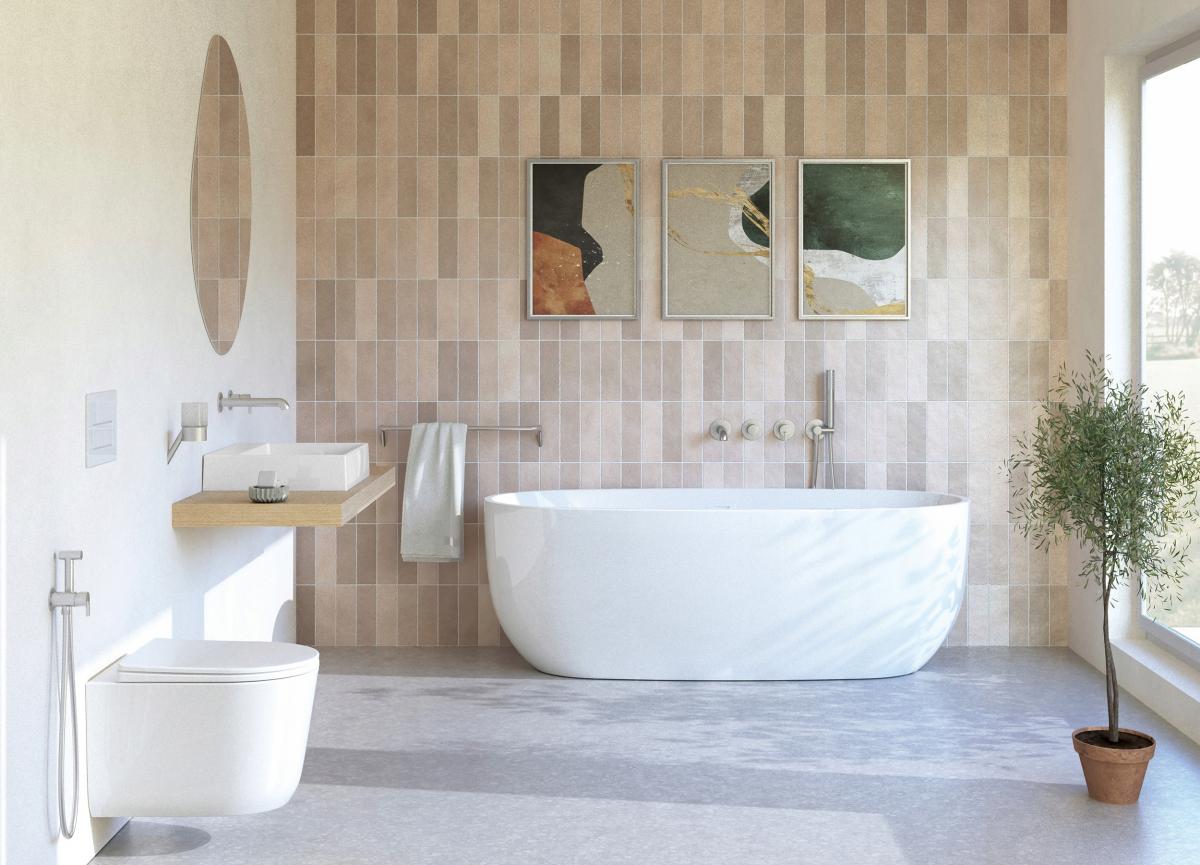 Zestaw WC podtynkowy 6 w 1 Jaśmin, biały + deska + stelaż + przycisk chrom