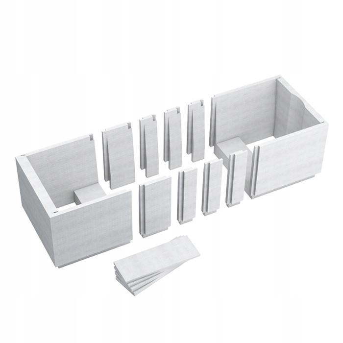 Nośnik do wanien prostokątnych 1.028-LED Stabilsound LED120-170x70x61cm