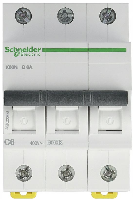 SCHNEIDER ELECTRIC Wyłącznik nadprądowy K60N-C6-3 C 6A 3-biegunowy