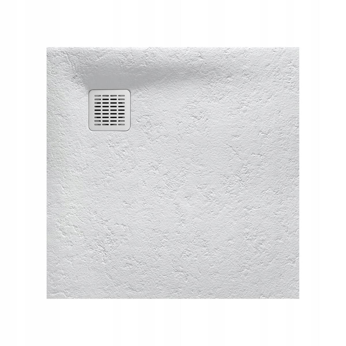 Brodzik prysznicowy kompozyt STONEX kwadrat 90x90x2.8 cm TERRAN syfon