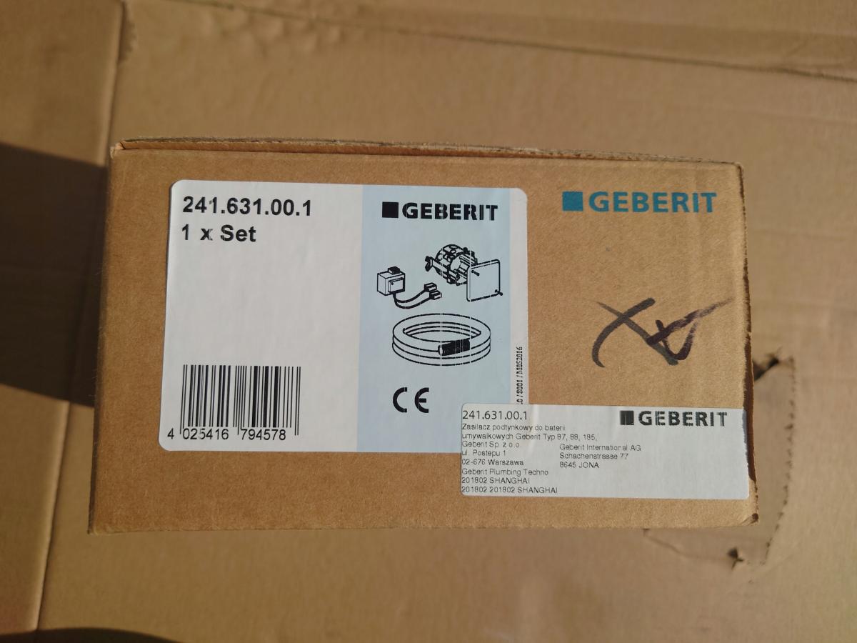 GEBERIT Zasilacz podtynkowy do baterii umywalkowych Typ 87, 88, 185, 186