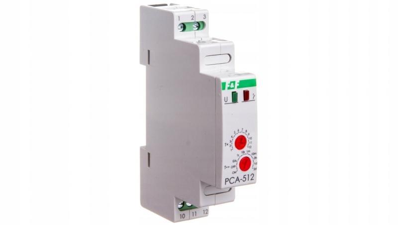 F&F Przekaźnik czasowy awersyjny, styki: 1no/nc 24v PCA-512-24V