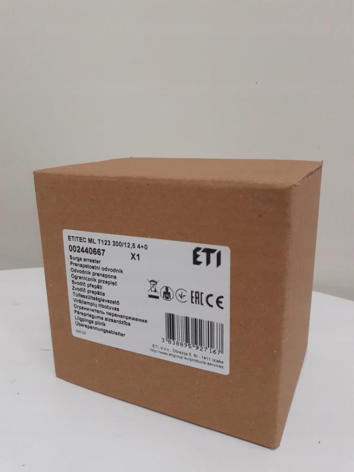 ETI Modułowy ogranicznik przepięć ETITEC ML T123 300/12,5 4+0 RC