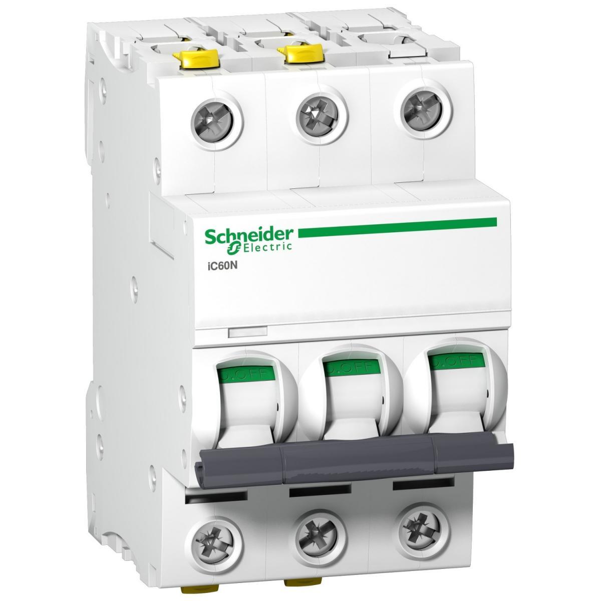 SCHNEIDER ELECTRIC Wyłącznik nadprądowy iC60N-B10-3 B 10A 3-biegunowy