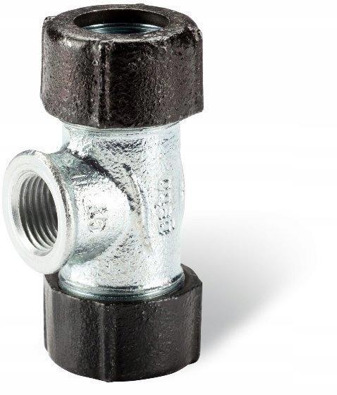 Trójnik zaciskowy Gebo QUICK QT 2 do rur stalowych