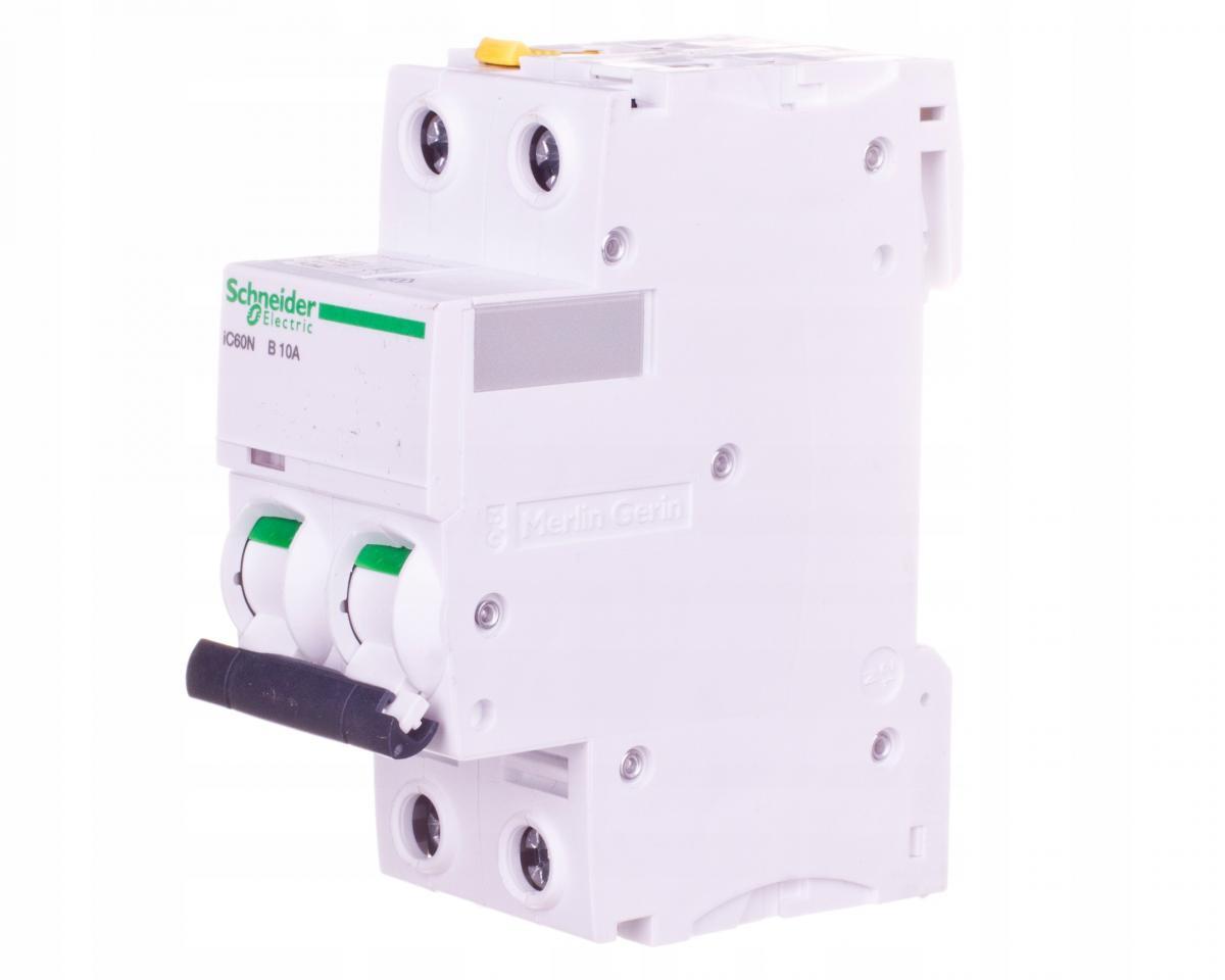 SCHNEIDER ELECTRIC Wyłącznik nadprądowy iC60N-B10-2 B 10A 2-biegunowy