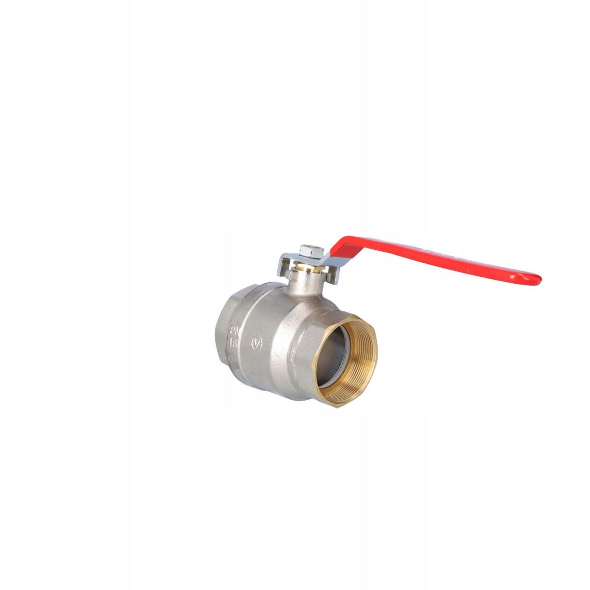 Zawór kulowy niklowany z dźwignią stalową (wersja N-N) ONYX 2 1/2