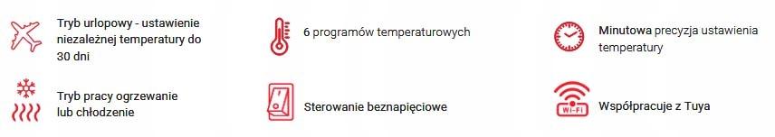 Regulator temperatury AURATON Orion Set - tygodniowy, bezprzewodowy ze ster