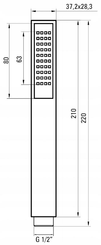 DEANTE Zestaw prysznicowy podtynkowy z BOXem termostatycznym, nero