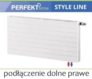 GRZEJNIK PERFEKT STYLE LINE CV21 600x1200 Typ V 21 Prawy