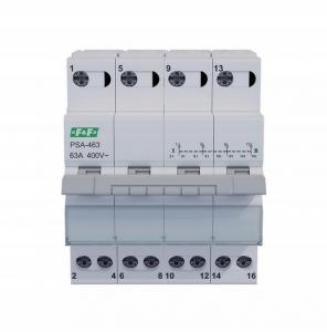 F&F Przełącznik modułowy sieć-agregat, 4-torowy, 40 A PSA-440