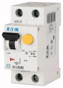 EATON Wyłącznik kombinowany 6kA PFL6-6/1N/B/3 typ AC