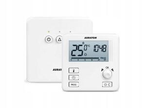 AURATON Libra SET - Tygodniowy, bezprzewodowy regulator temperatury ze ster