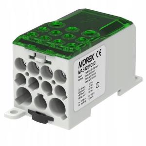 Blok dystrybucyjny rozdzielczy OJL280A zielony we. 1xAl/Cu120, wyj. 2x35/5x