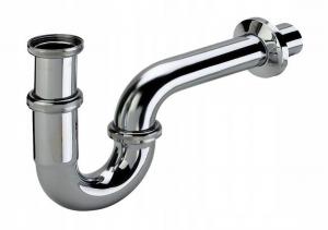 Półsyfon rurowy 5/4x5/4 mosiądz / chromowany