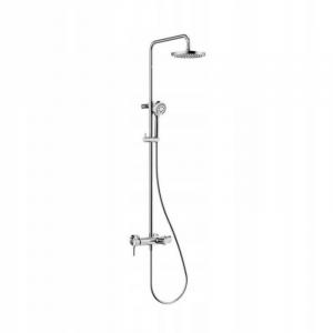 Zestaw wannowo-natryskowy naścienny KLUDI LOGO DUAL SHOWER SYSTEM mosiężny