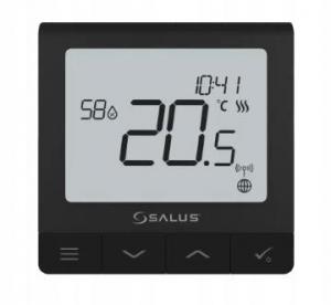 Regulator temperatury bezprzewodowy SALUS SQ610BRF Quantum, akumulatorowy t