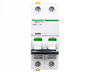 SCHNEIDER ELECTRIC Wyłącznik nadprądowy iC60H-C2-2 C 2A 2-biegunowy