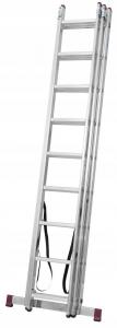 KRAUSE CORDA Drabina wielofunkcyjna 3x9 stopni