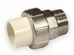 NIBCO Śrubunek plastyk - metal wkrętny KW/GZ PVC-C 2